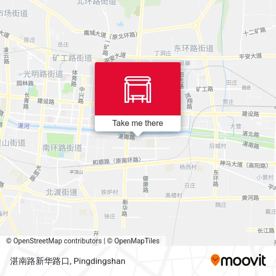 湛南路新华路口 map