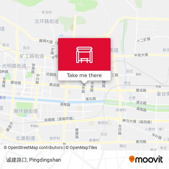 诚建路口 map