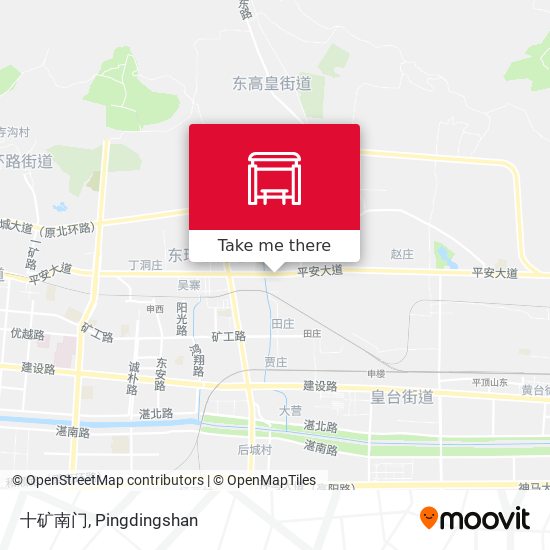 十矿南门 map