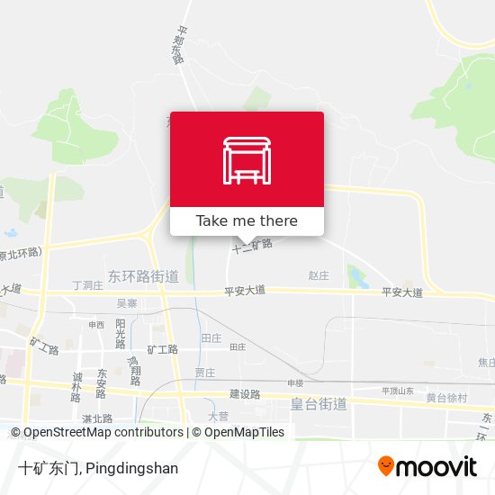十矿东门 map