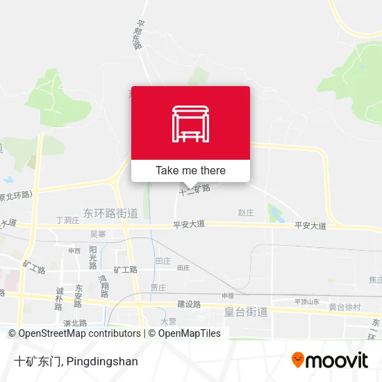 十矿东门 map