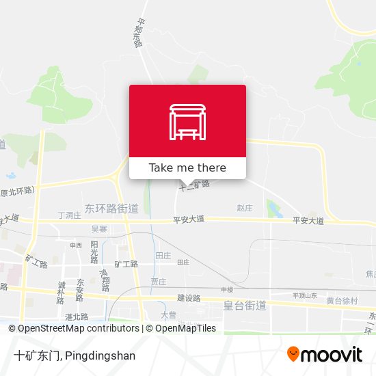 十矿东门 map