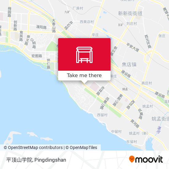 平顶山学院 map