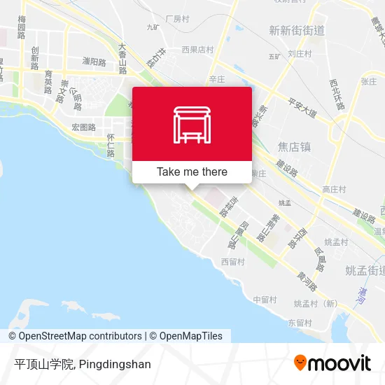 平顶山学院 map