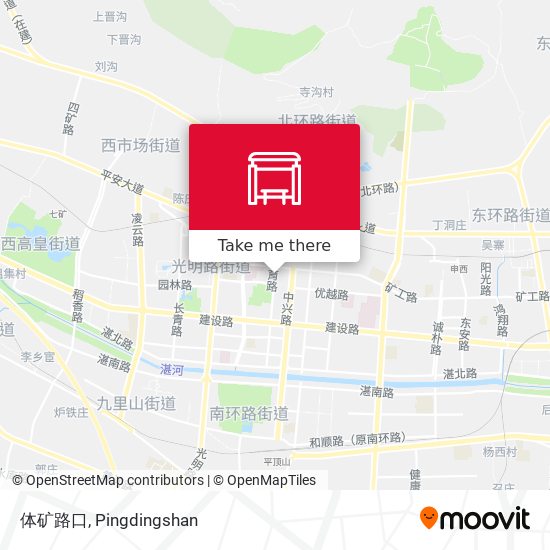 体矿路口 map