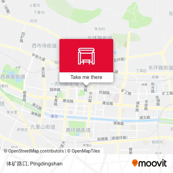 体矿路口 map