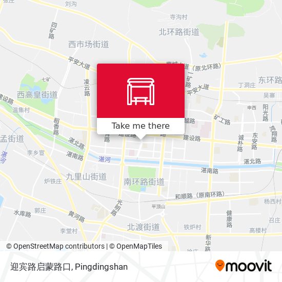 迎宾路启蒙路口 map