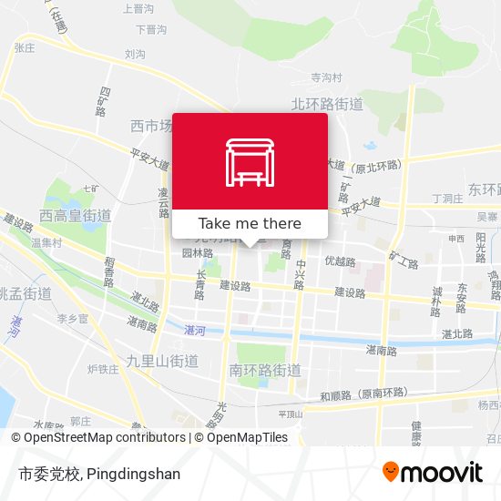 市委党校 map