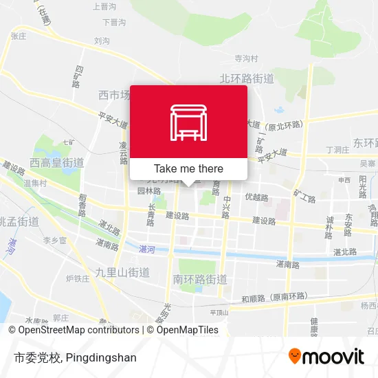 市委党校 map