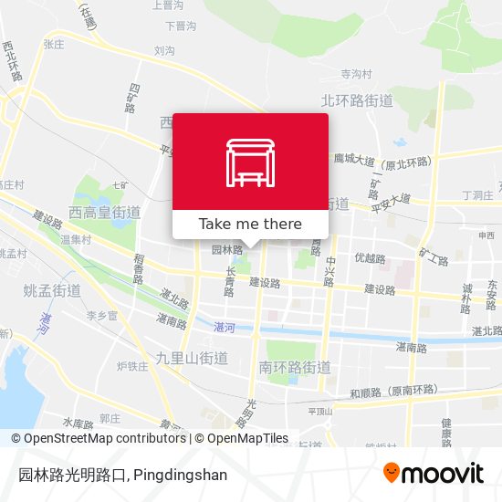 园林路光明路口 map