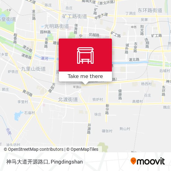 神马大道开源路口 map