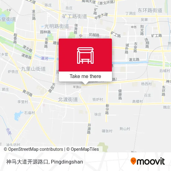 神马大道开源路口 map