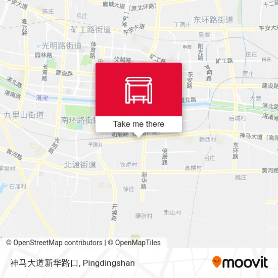 神马大道新华路口 map