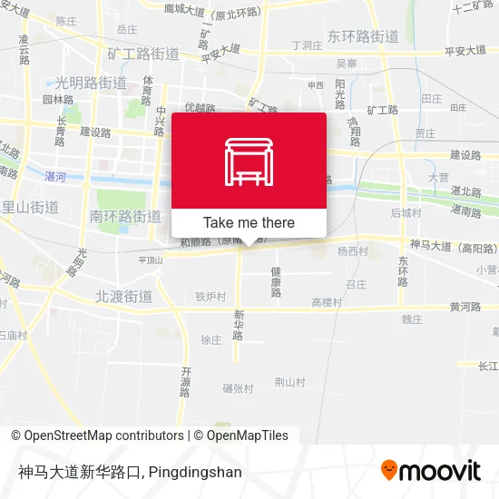 神马大道新华路口 map