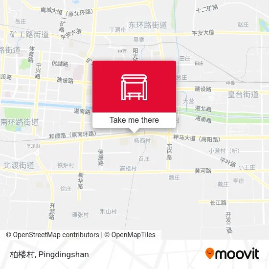 柏楼村 map