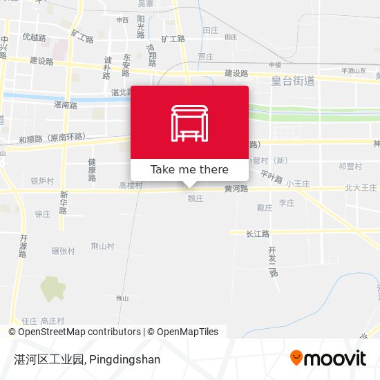 湛河区工业园 map