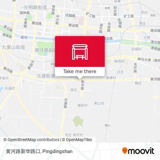 黄河路新华路口 map