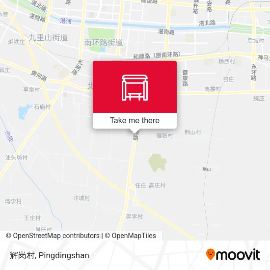 辉岗村 map