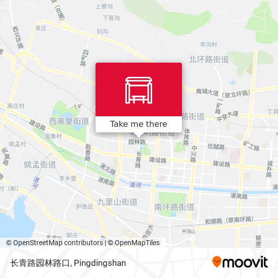 长青路园林路口 map