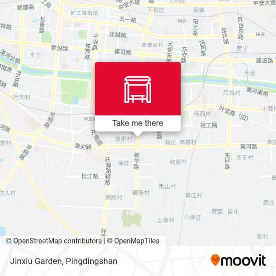 Jinxiu Garden map
