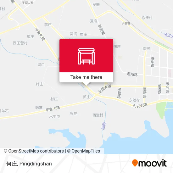 何庄 map