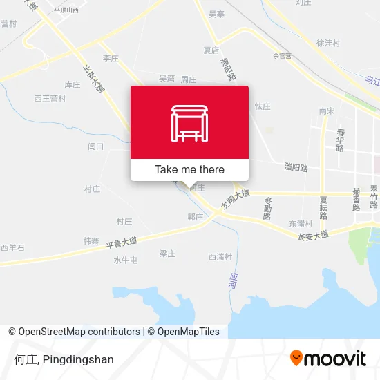 何庄 map