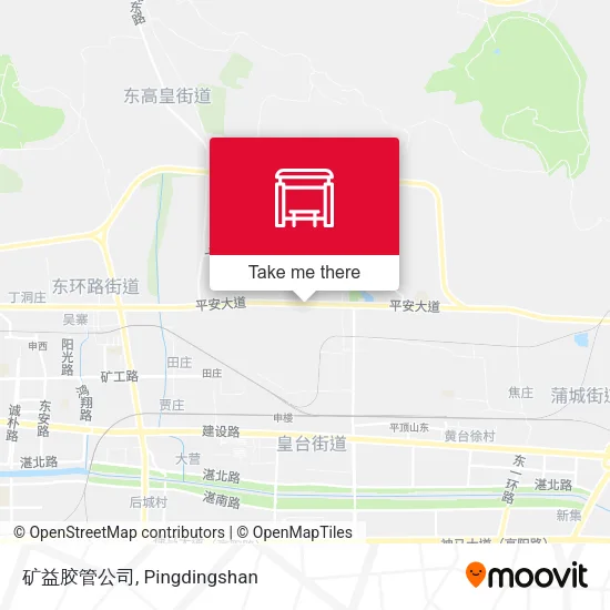 矿益胶管公司 map