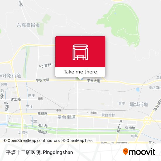 平煤十二矿医院 map