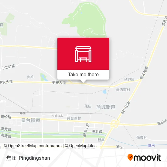 焦庄 map