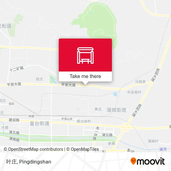 叶庄 map