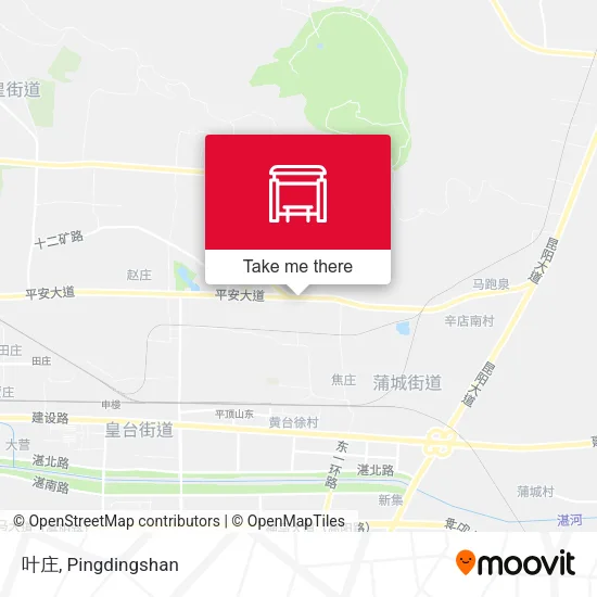叶庄 map