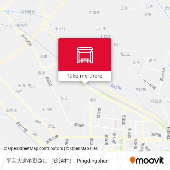 平宝大道冬勤路口（徐洼村） map