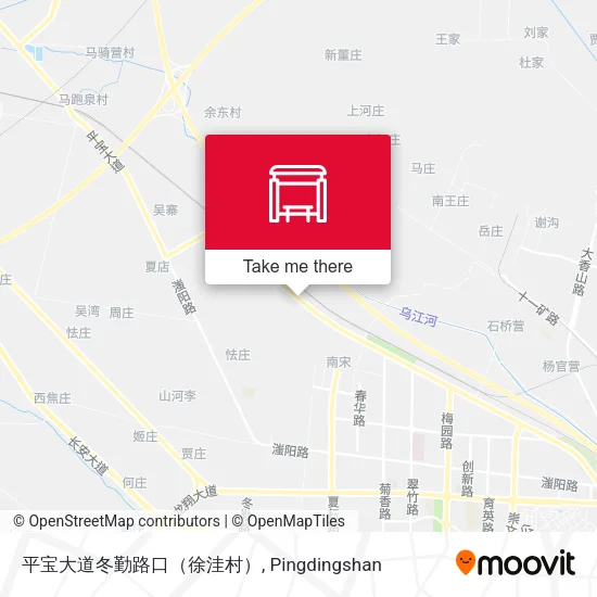 平宝大道冬勤路口（徐洼村） map