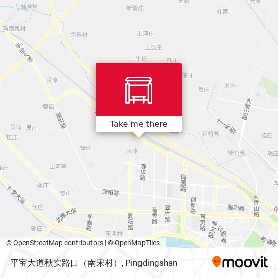 平宝大道秋实路口（南宋村） map