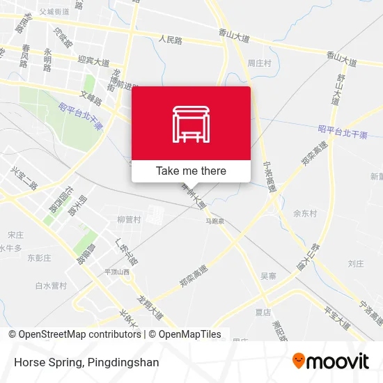 Horse Spring map