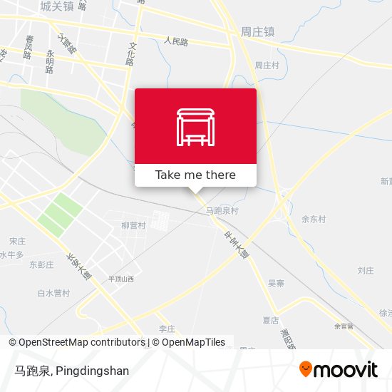 马跑泉 map