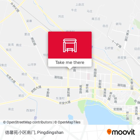 德馨苑小区南门 map