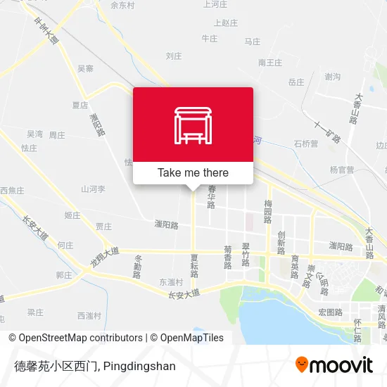 德馨苑小区西门 map