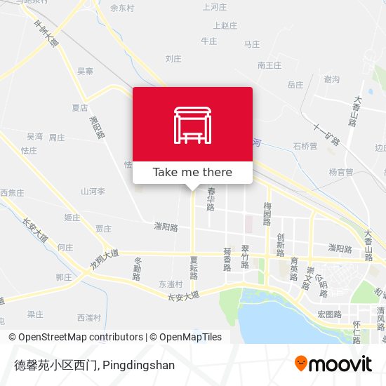 德馨苑小区西门 map