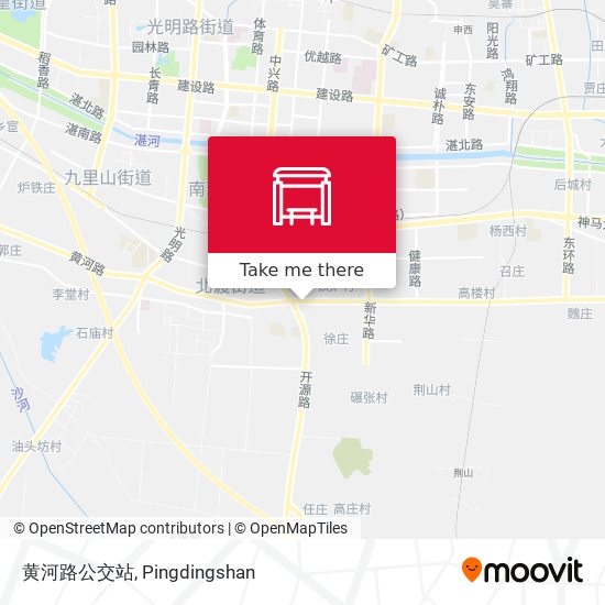 黄河路公交站 map