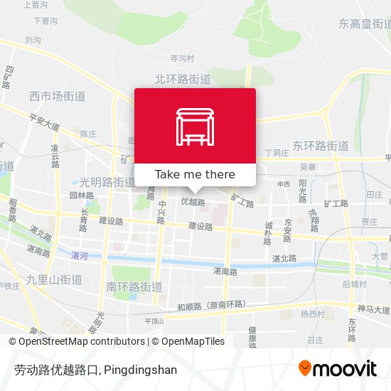劳动路优越路口 map