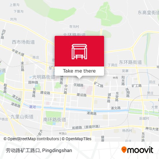 劳动路矿工路口 map