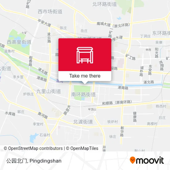 公园北门 map