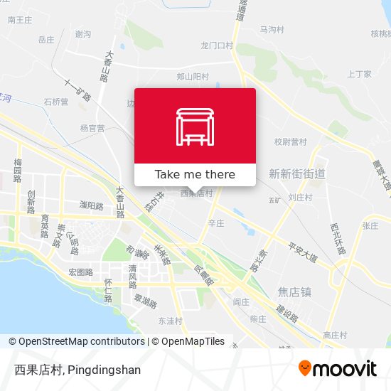 西果店村 map