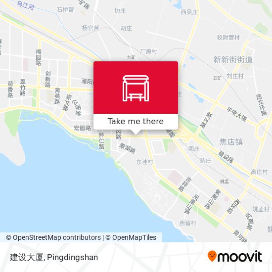 建设大厦 map