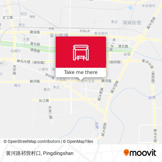 黄河路祁营村口 map