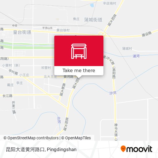 昆阳大道黄河路口 map