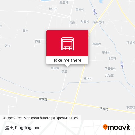 焦庄 map