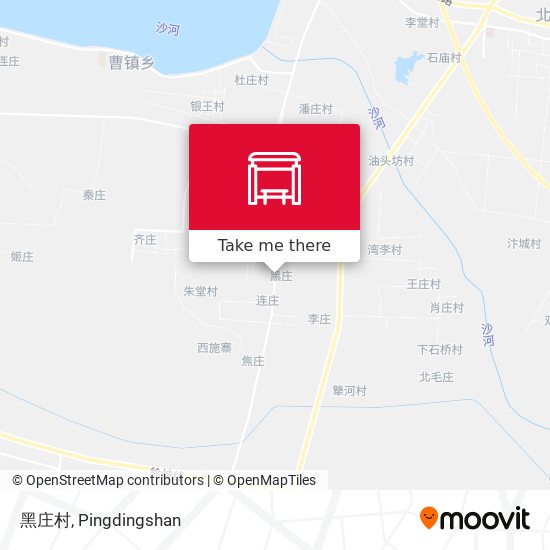 黑庄村 map