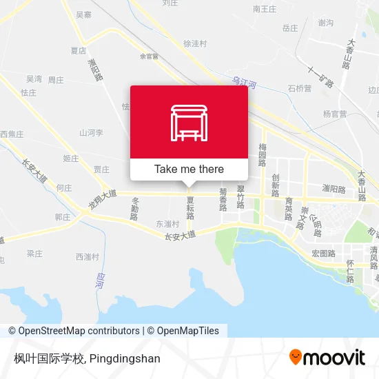 枫叶国际学校 map
